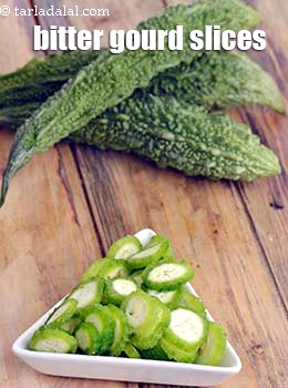 bitter gourd slices