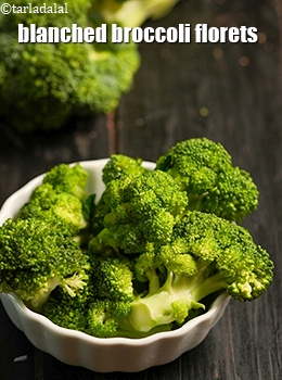 blanched broccoli florets