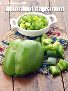 blanched capsicum
