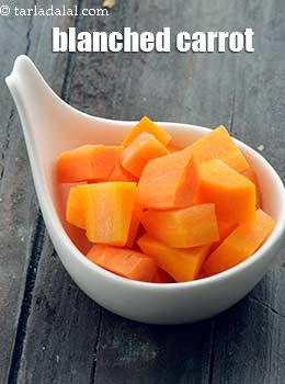 blanched carrot