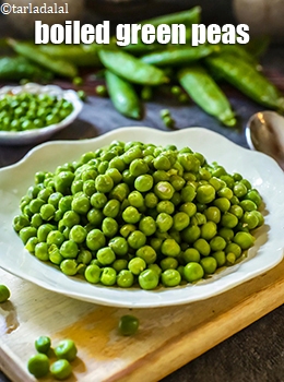 boiled green peas