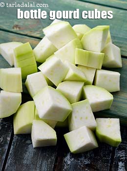 bottle gourd cubes
