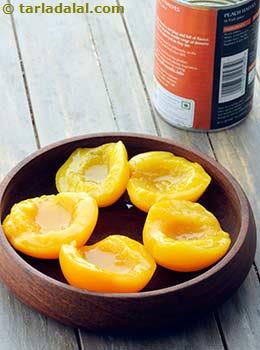 canned peaches