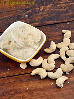 Cashew nut paste