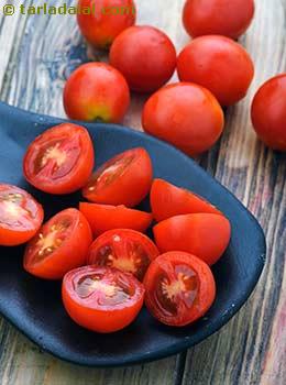cherry tomato halves