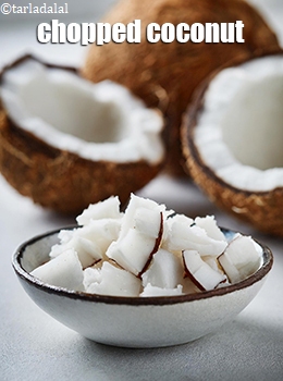 chopped coconut