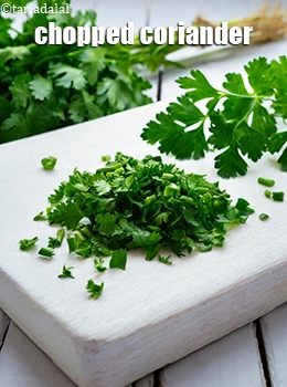 chopped coriander
