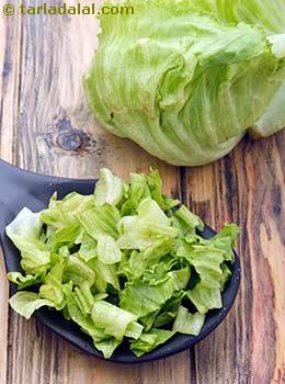 chopped iceberg lettuce