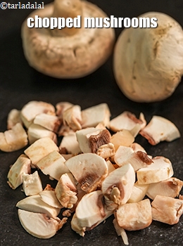 chopped mushrooms