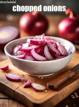 chopped onions