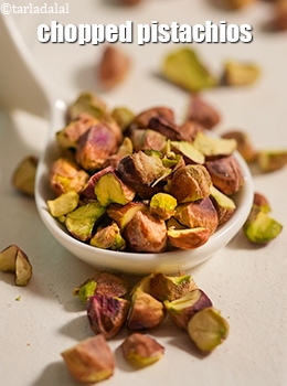 chopped pistachios