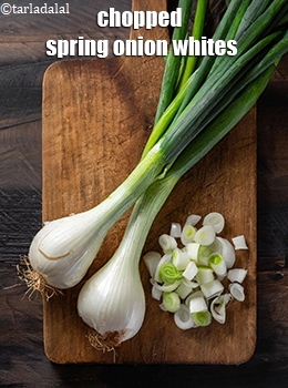 chopped spring onion whites