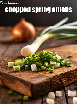 chopped spring onions