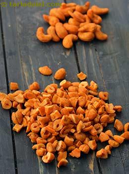 Chopped masala cashew nut