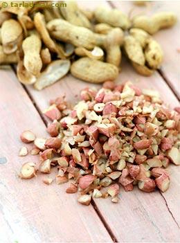 chopped raw peanuts