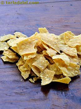 crushed nacho chips or tortilla chips