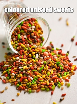 coloured aniseed sweets