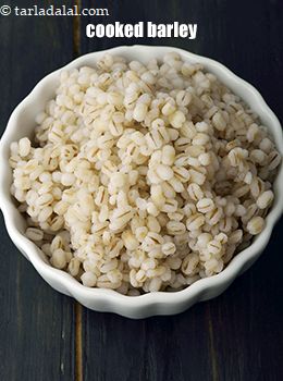 cooked barley