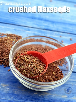 crushed flaxseeds