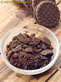 crushed chocolate biscuit