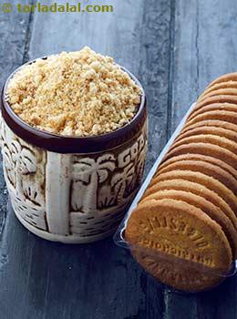 crushed digestive biscuit