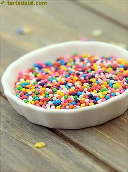 edible coloured balls