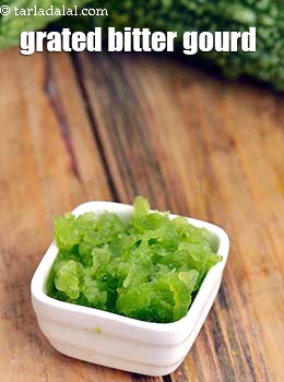 grated bitter gourd