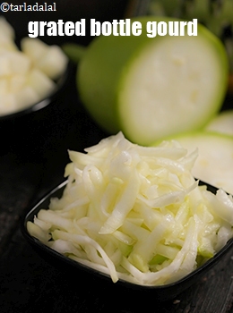 grated bottle gourd