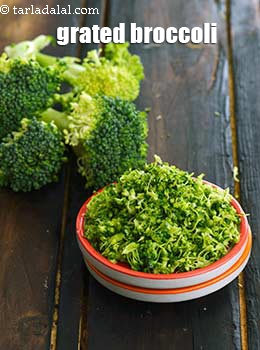 grated broccoli