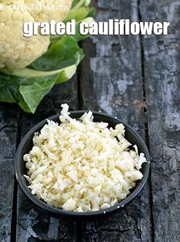 grated cauliflower
