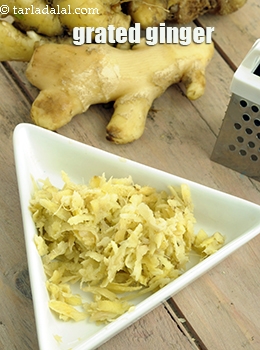 grated ginger