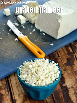 grated paneer