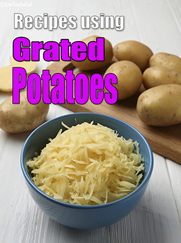 grated potatoes