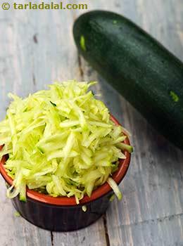 grated zucchini