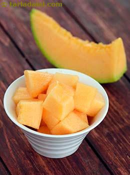 muskmelon cubes