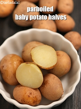 parboiled baby potato halves