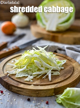 shredded cabbage
