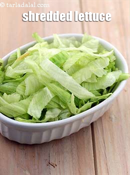 shredded lettuce