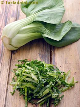 shredded pak choi