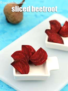 sliced beetroot