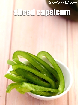 sliced capsicum