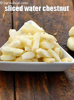 sliced water chestnut