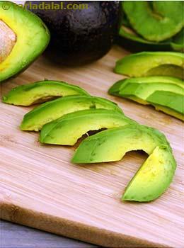 sliced avocado