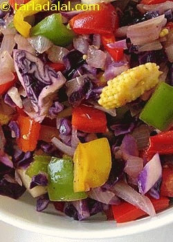 sliced mixed vegetables