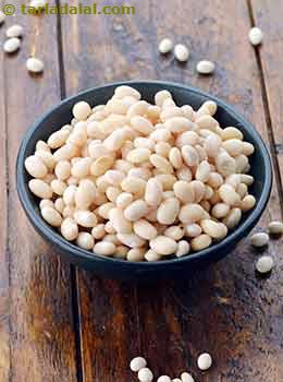 soaked haricot beans