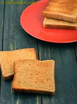 toasted whole wheat bread slices