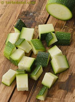zucchini cubes