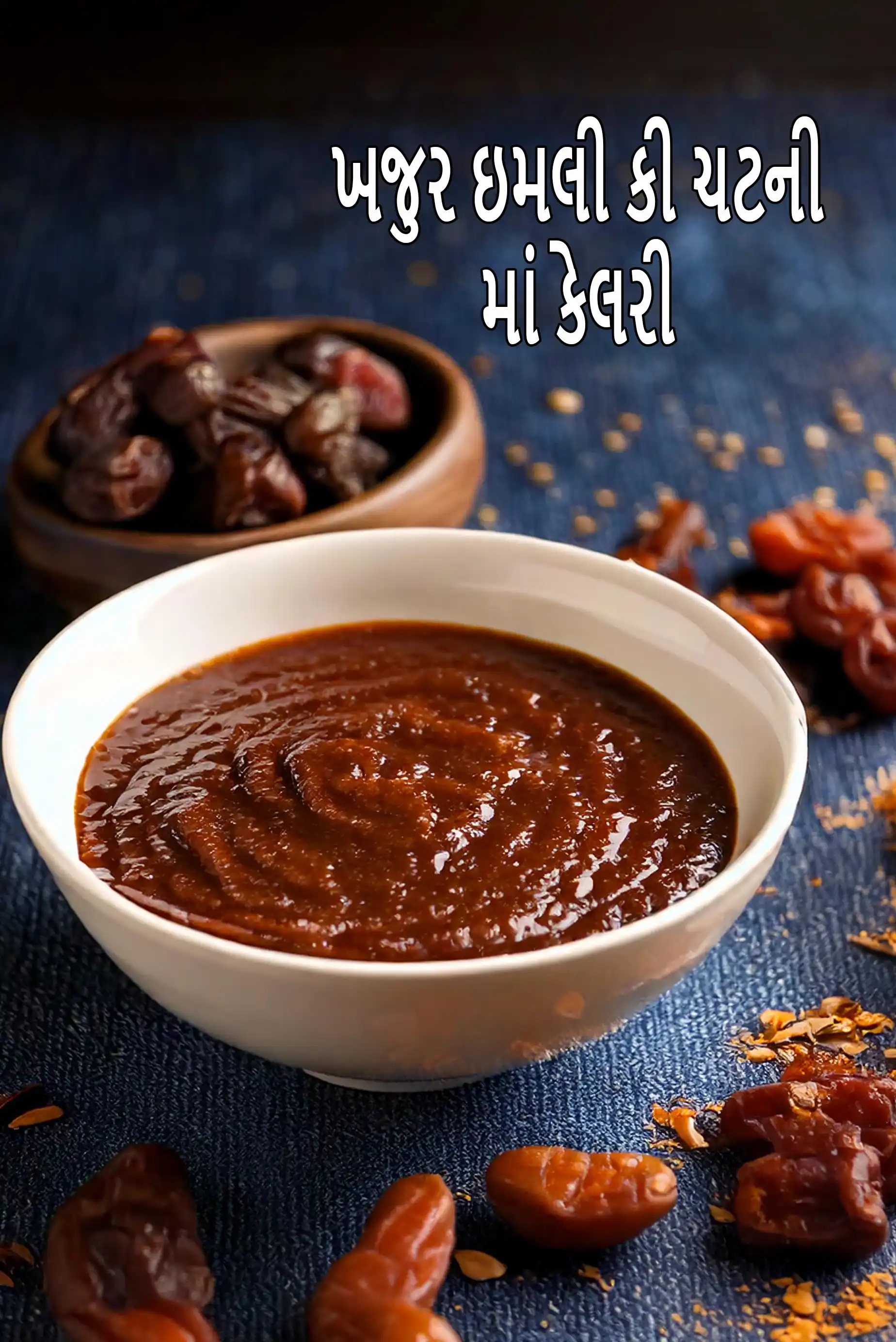 કહઅજઉર ઈમલઈ કઈ ચટણી, મીઠું ટઅમઅરઈનડ ચટણી માં કેટલી કેલરી છે?