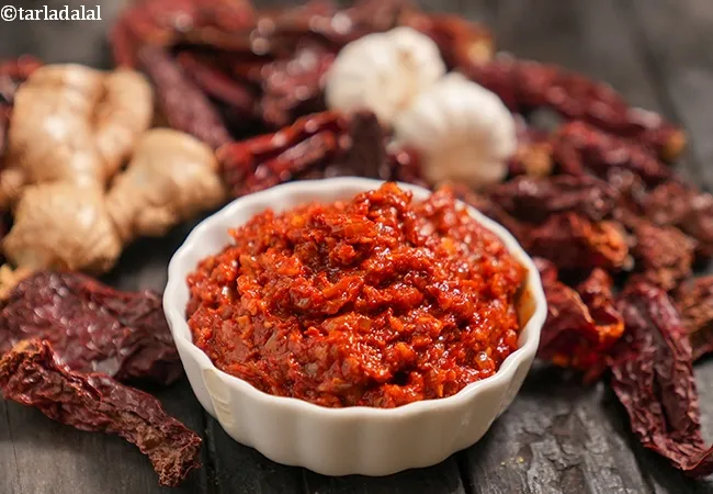 healthy schezwan chutney recipe | Indian style schezuan sauce | homemade schezwan chutney