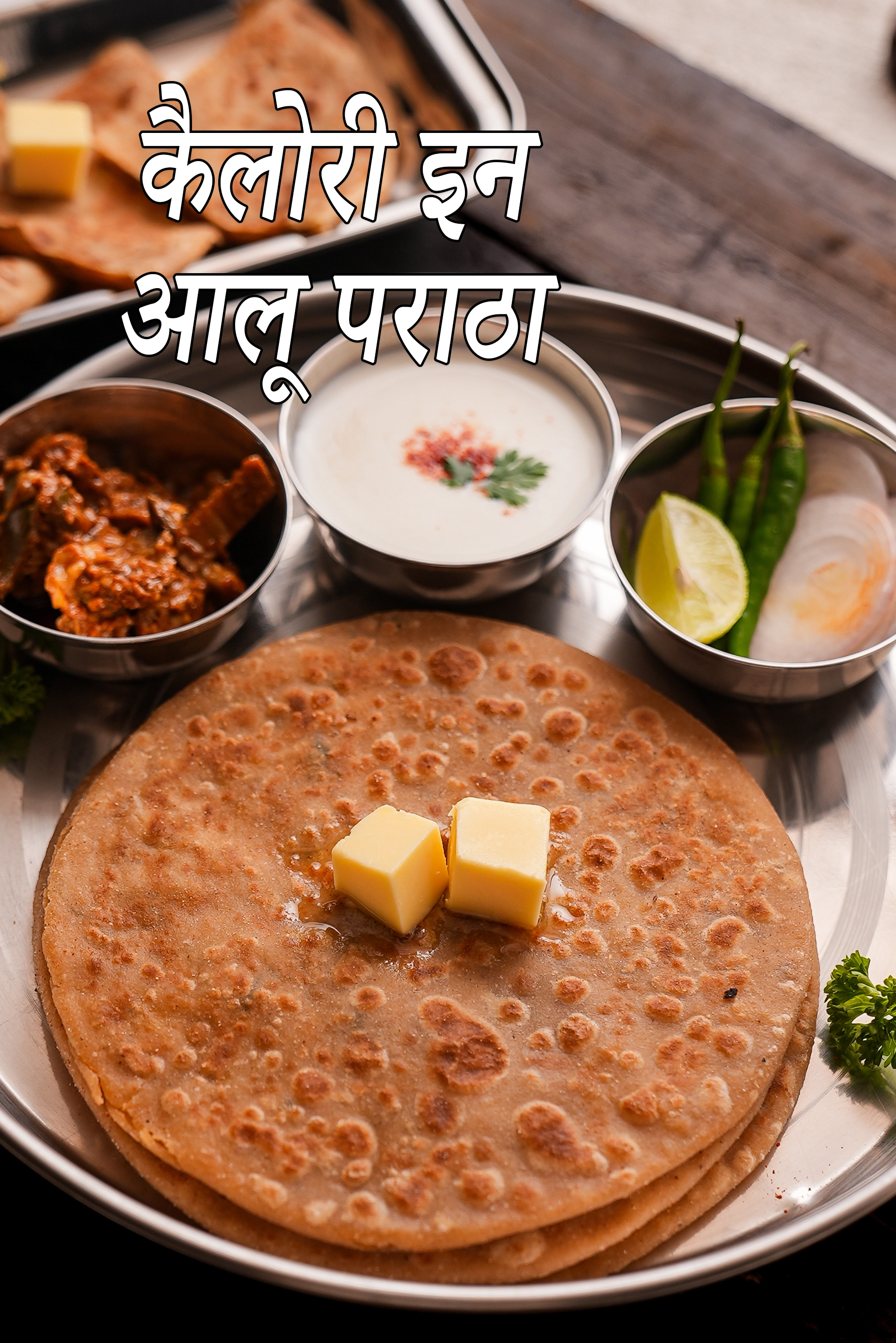 आलू पराठा  की कैलोरी 